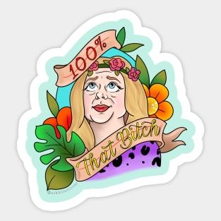 100% That B Carole Baskin. Sticker